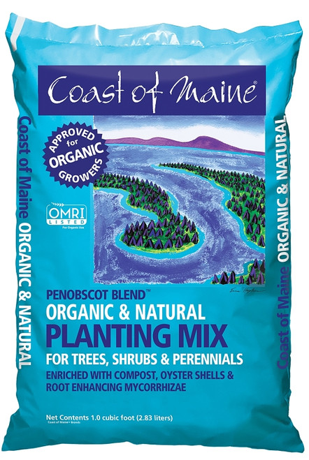 Coast of Maine Penobscot Blend Organic & Natural Planting Mix, 1 Cu. Ft. Bag