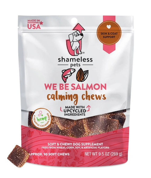 Shameless Pets We Be Salmon Soft & Chewy Dog Supplements, 9.5oz.