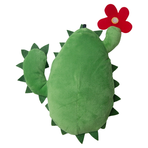Snugarooz Cactus with Christmas Lights Plush Dog Toy