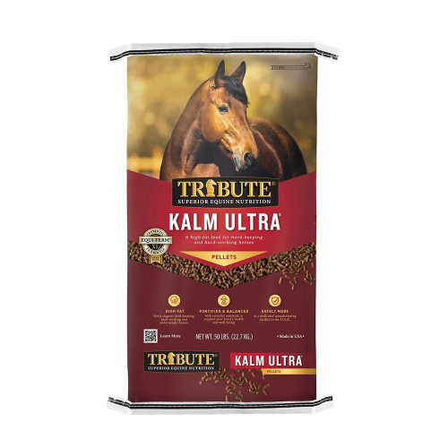 Kalmbach Tribute Kalm Ultra Pelleted Horse Feed, 50lbs