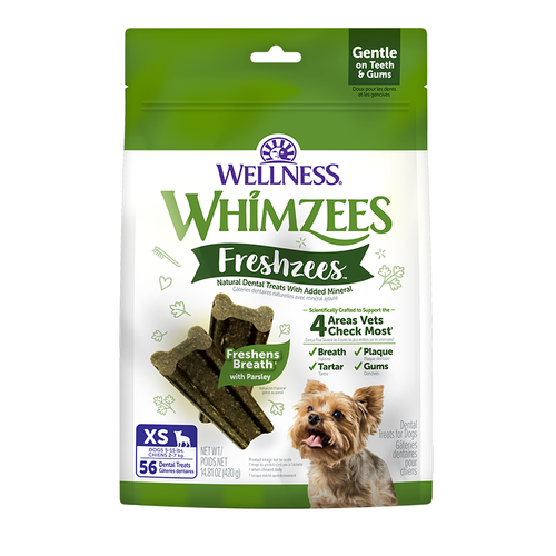 Whimzees Freshzees Dental Dog Treats Whimzees Freshzees Dental Dog Treats