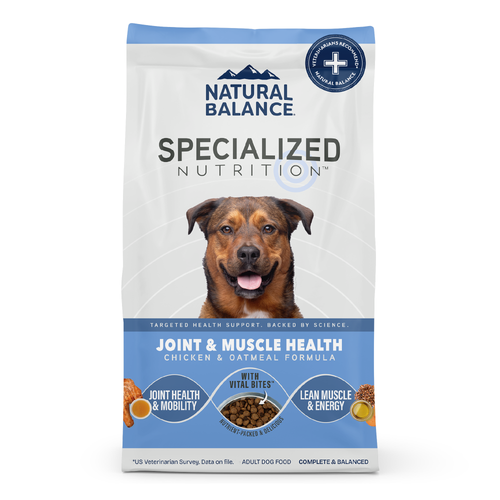 Natural Balance Specialized Nutrition Dry Dog Food, Joint & Muscle Health Chicken & Oatmeal Formula