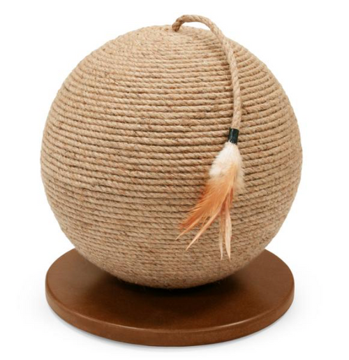 Prevue Pet Products Kitty Power Paws Sphere Scratching Post, 13"