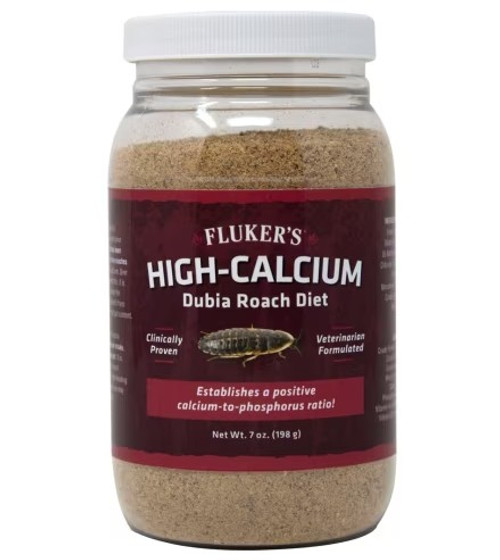 Fluker's High Calcium Dubia Roach Diet 7oz Fluker's High Calcium Dubia Roach Diet 7oz