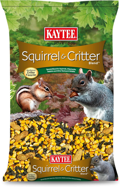 Kaytee Squirrel & Critter Blend Wildlife Food, 10lbs. Kaytee Squirrel & Critter Blend Wildlife Food, 10lbs.
