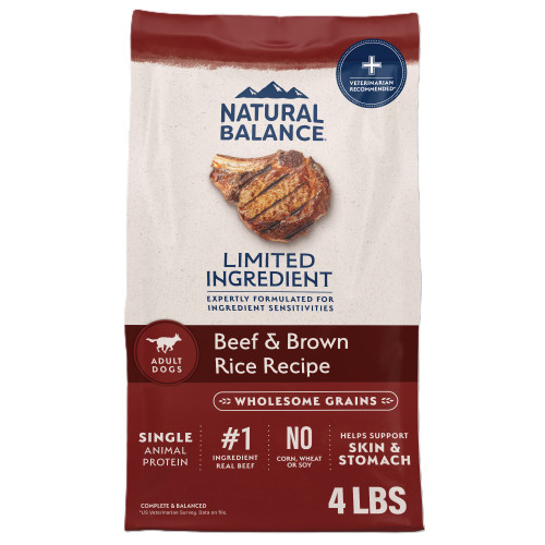 Natural Balance Limited Ingredient Dry Dog Food, Beef & Brown Rice Recipe
