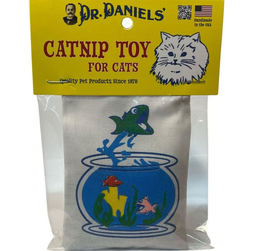 Dr. Daniels Fish Bowl Bag Toy – 100% Catnip Filled