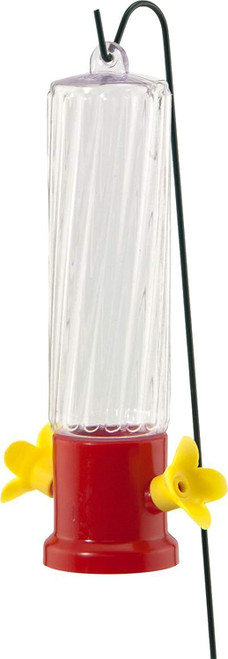 Mini Plastic Hummingbird Feeder with Planter Stake, 3oz.