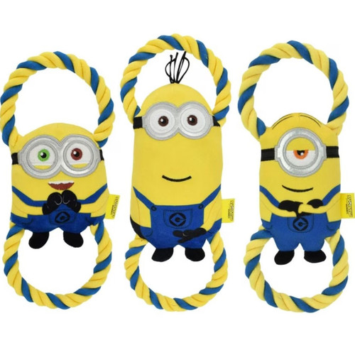Multipet Minion Double Rope Tug Toy
