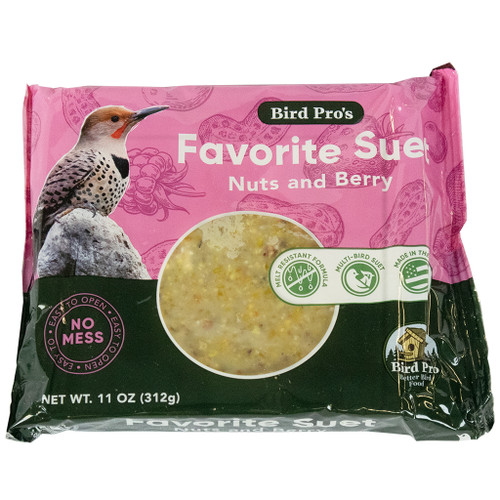 Bird Pro Nuts & Berry Suet, 11oz Bird Pro Nuts & Berry Suet, 11oz