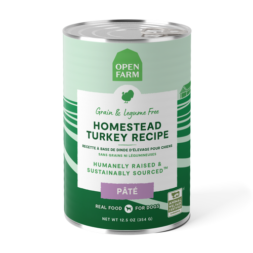 Open Farm Homestead Turkey Recipe Grain Free Canned Dog Food 12.5oz Open Farm Homestead Turkey Recipe Grain Free Canned Dog Food 12.5oz