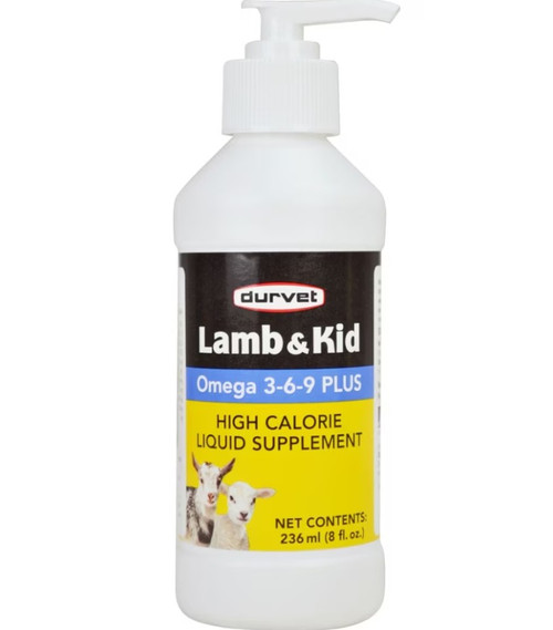 Durvet Lamb & Kid Omega 3-6-9 Plus Liquid Supplement, 8fl.oz.