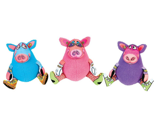 Petmate Fat Mini Gruntleys Dog Toy, Assorted Colors