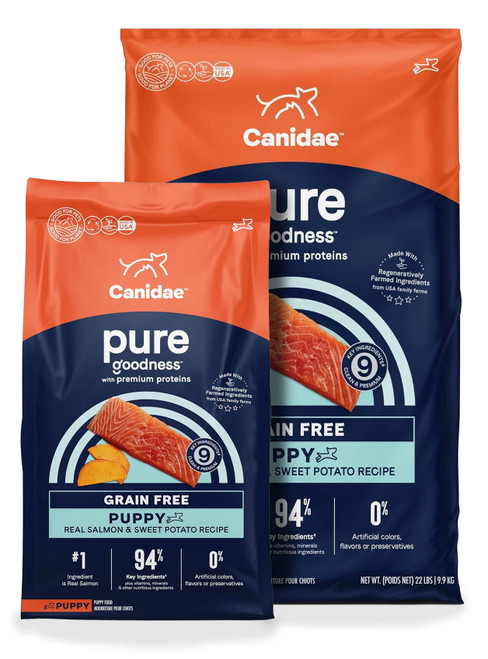 Canidae Pure Grain-Free Puppy Dry Dog Food, Real Salmon & Sweet Potato
