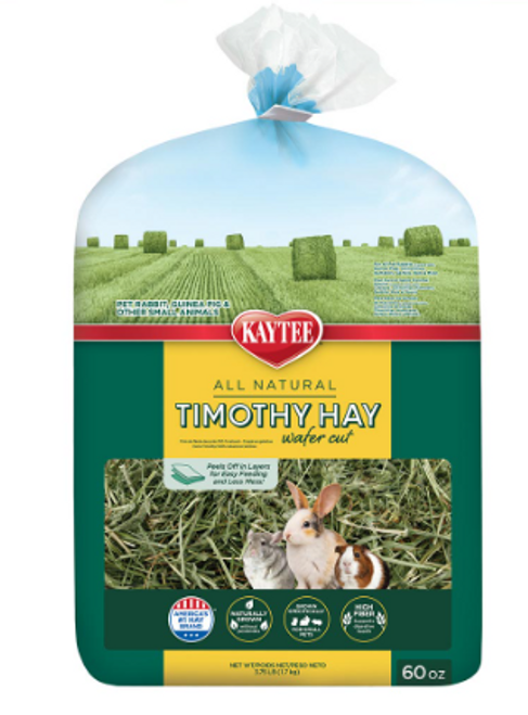 Kaytee Timothy Hay Wafer Cut, 60oz