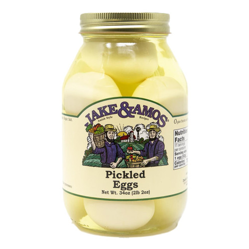 Jake and Amos Pickled Eggs, 32oz.