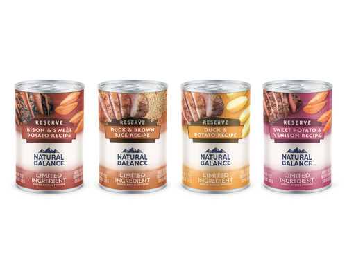 Natural Balance Limited Ingredient Reserve Wet Dog Food, 13oz