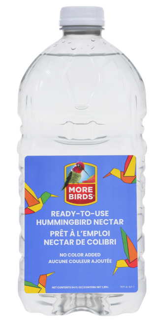 More Birds Hummingbird Nectar, Ready-to-Use, 64 oz