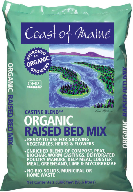 Coast of Maine Castine Blend Organic Raised Bed Mix, 2 cu. ft.