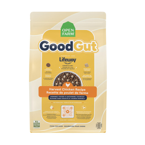 Open Farm GoodGut Harvest Chicken Dog Food, 19lbs.