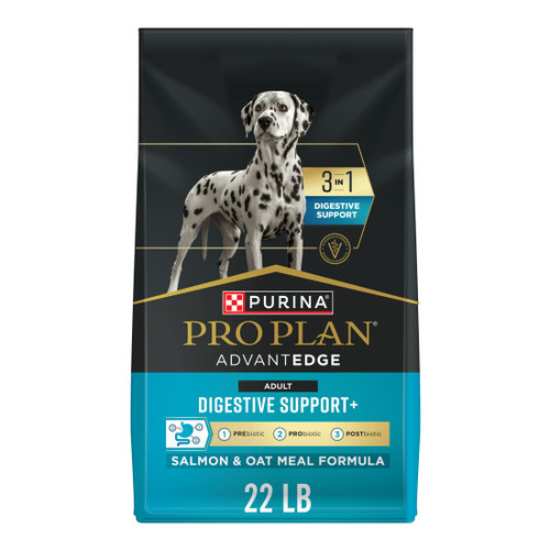 Purina Pro Plan AdvantEDGE Digestive Support Salmon & Oatmeal Dog Food, 22 lbs
