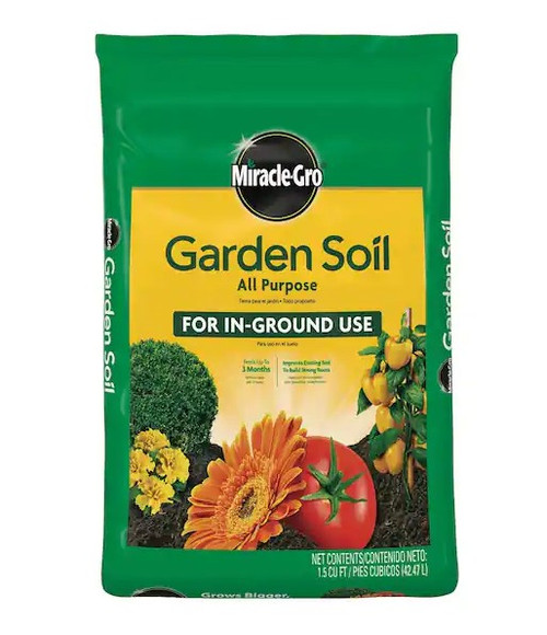 Miracle-Gro In-Ground All Purpose Soil, 1.5 cu.ft.
