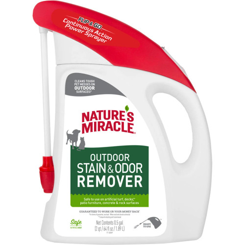 Nature’s Miracle Outdoor Stain & Odor Flip & Go, 64 fl oz