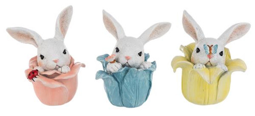 Blooming Bunny Figurine