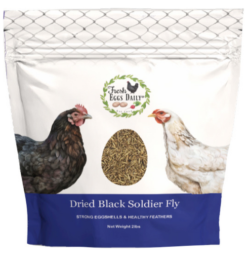 Fresh Eggs Black Solider Fly Larvae, 2lbs