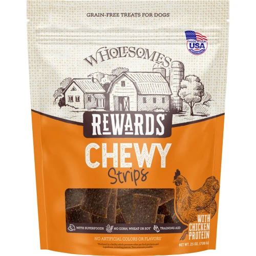 Wholesomes Rewards Chewy Strips Dog Treats