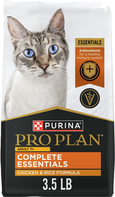 Purina Pro Plan Chicken Senior Cat Food, 3.5lbs.