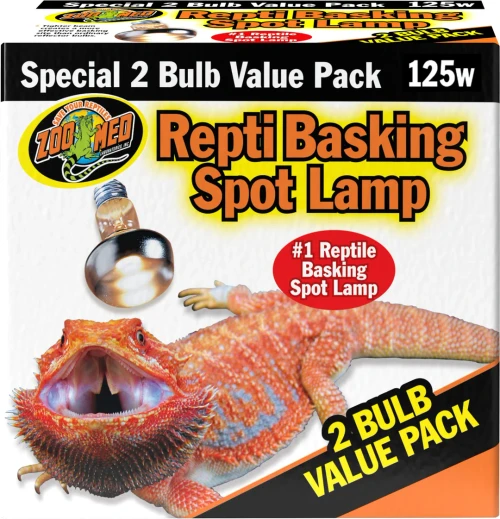 Repti Basking Spot Lamp, 125 Watt, 2 Pack