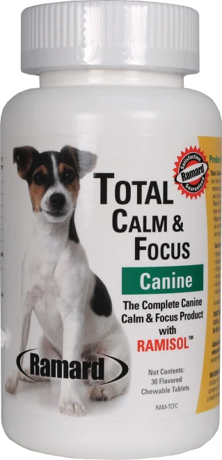 Ramard Total Calm & Focus Canine Supplement, 45 Count