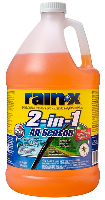 Rain-X Windshield Washer Fluid, Orange, 3.78 L