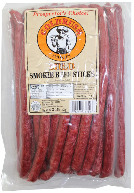 Gold Rush Mild Beef Smokies, 2.5 lb