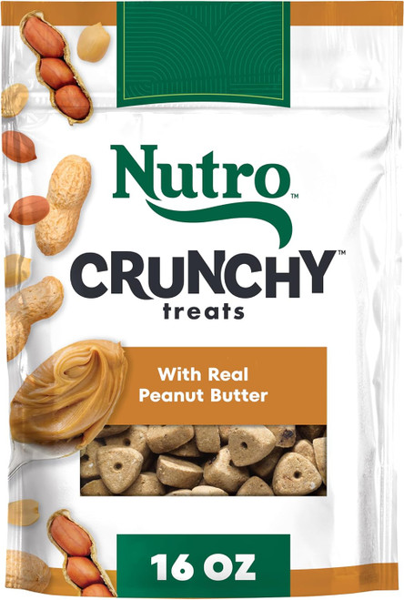 Nutro Crunchy Peanut Butter Dog Treats, 16 oz