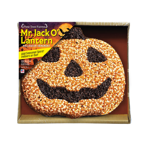Pine Tree Farms Jack-O-Lantern Seed Wreath