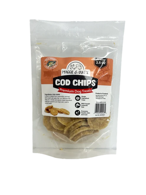Maggie and Duke's Cod Chips, 2.5oz