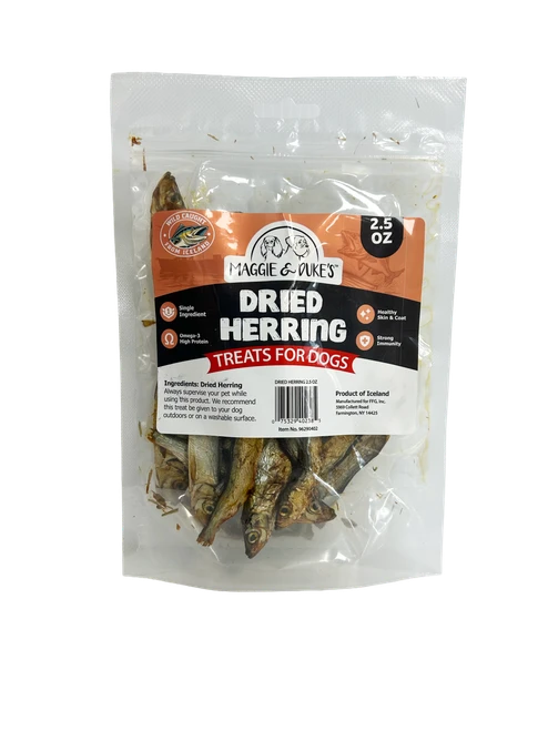 Maggie and Duke's Dried Herring, 2.5oz