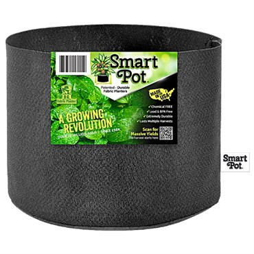 Smart Pot Original Fabric Planter, 5 Gal, Black