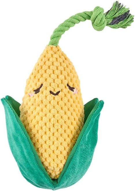 ZippyPaws Crinkle Crops Corn Dog Toy, Medium
