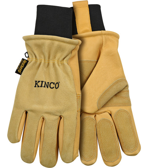 Kinco Premium Pigskin Ski Gloves, Lined, Large