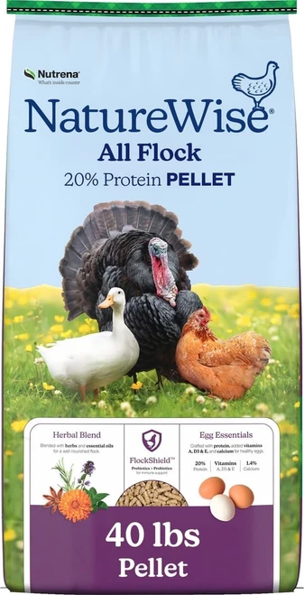 Nutrena NatureWise All Flock 20% Crumble, 40 Pounds