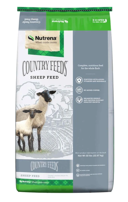 Nutrena Country Feeds 16% Pelleted Sheep Feed, 50 Pounds