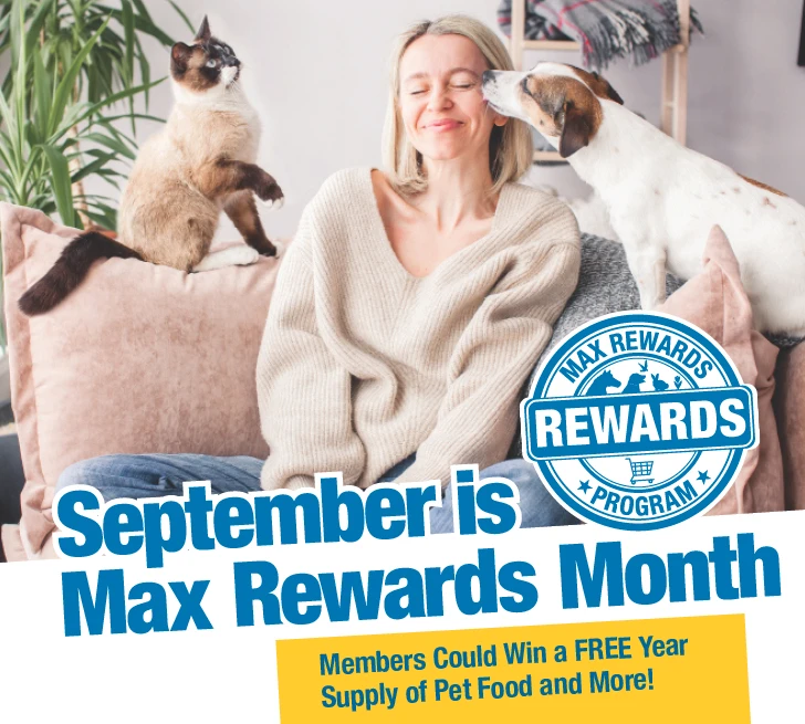 Members could win a free year supply of pet food and more