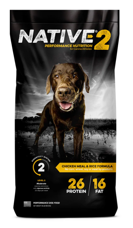 Kent Native Level 2 Performance Dog Food 40 Pounds - CountryMax
