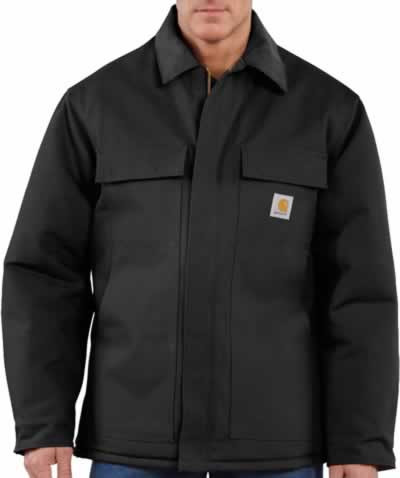 ほぼ新品Carhartt WIP Duck x Nylon Twill Coat Duck x Nylon Twill Coat — Black – La Garçonne