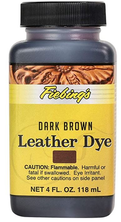 Fiebing's Dark Brown Leather Dye, 4 Ounce - CountryMax