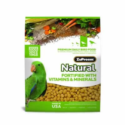 Zupreem Natural Bird Food, Medium/Large, 3 Lb. - CountryMax