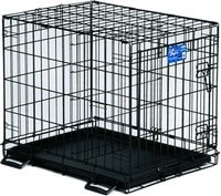 MidWest Life Stages 1624 Single Door Folding Dog Crate 24 x 18 x